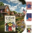 thumbnail image 1 of HengDidi Double-Sided 4th of July Garden Flag - 12x18 Inch Patriotic USA Flag Decor for Yard, Farmhouse & Indoor/Outdoor Celebrations (Fade-Resistant Polyester), 1 of 7