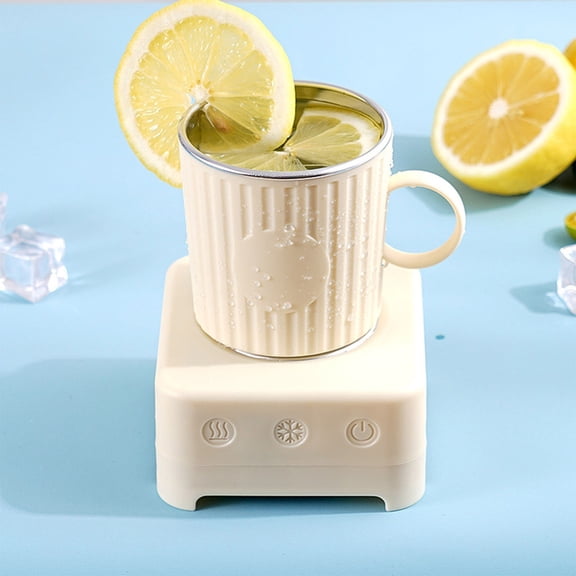 HengDidi Dual Function USB Cooler and Warmer Mug Instant Cooling Heating Beverage Cup Portable 400ml Capacity Temperature Control for Campus Outdoors Office Use