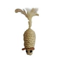 thumbnail image 1 of HengDidi Durable Jute Rope Chicken Feather Mouse Cat Toy for Self-Play Scratching and Exercise – Entertaining Pet Entertainment Tool for Active Play, 1 of 6