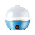 thumbnail image 1 of HengDidi Electric Egg Cooker with Automatic Shut-Off & 7-Capacity Tray - Compact Mini Boiler for Soft/Hard Boiled Eggs, Non-Stick Coating, White/Yellow/Blue/Pink, 5.7x4.9 Inch, 1 of 7