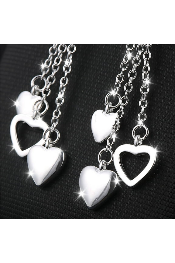 Exquisite Tassel Heart-Shaped Pendant Earrings with Elegant Long Chain for Women Fashion Jewelry Gift Luxury Everyday Wear or Special Occasion Accessory