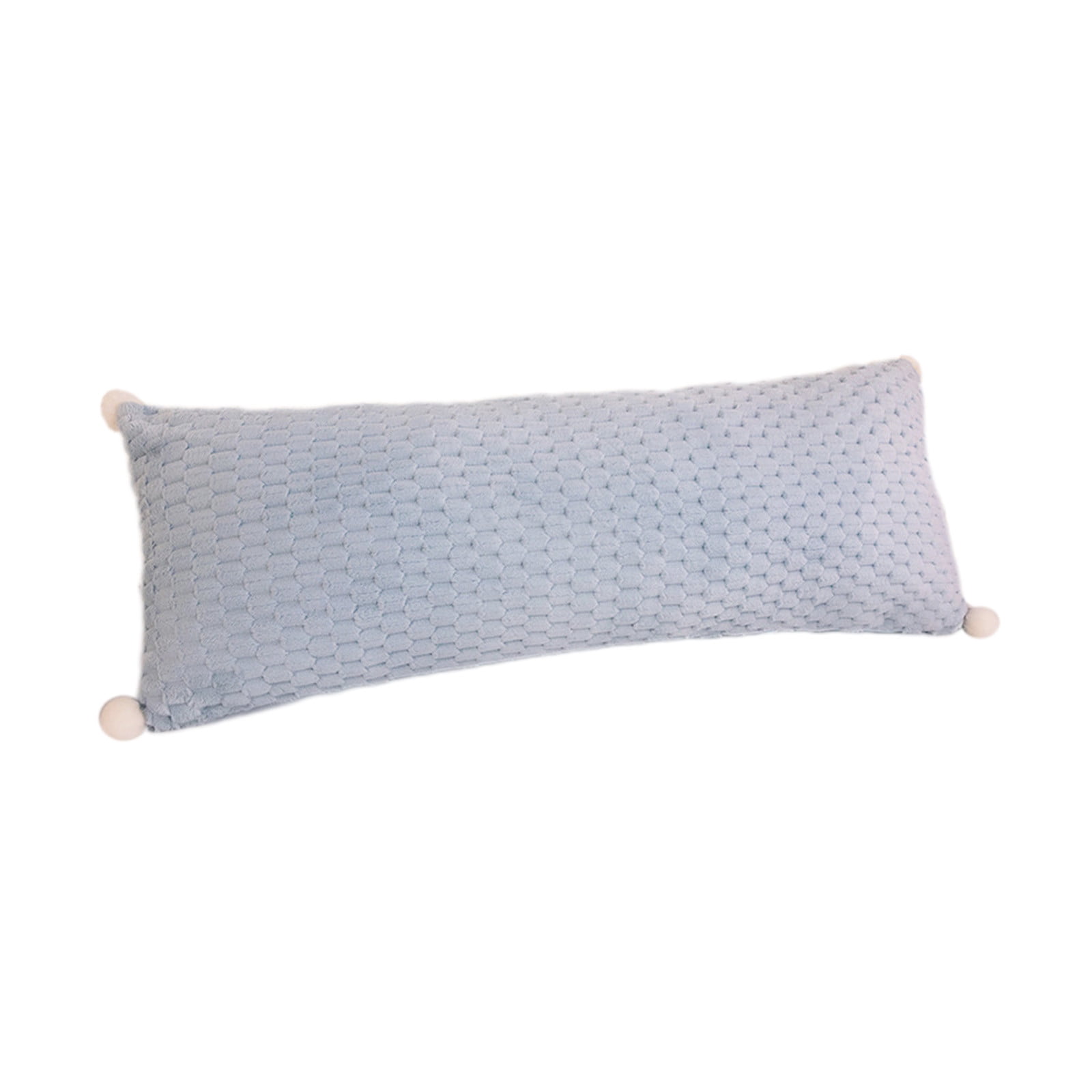 HengDidi Extra Soft Velvet Long Body Pillow for Side Sleepers Leg Support 60cm with Pillowcase and Insert Sofa Bedroom Companion Comfort Hug Gray Blue Pink Lavender Cozy Relaxation