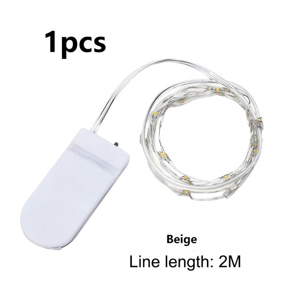 HengDidi Fairy Lights Battery Operated, Total 20 LED 2M/6ft Battery Powered String Lights, Twinkle Fairy Lights for Bedroom Indoo Home Decor,Kitchen,&Other