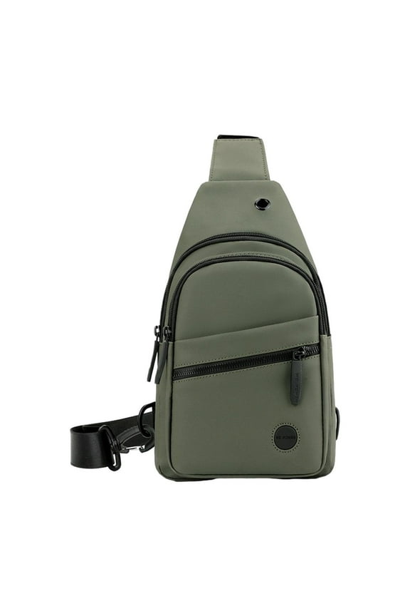 Fashionable Men's Chest Crossbody Bag Adjustable Shoulder Strap Nylon Material Compact for Outdoor Commute Travel Versatile Daily Accessory