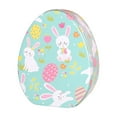 thumbnail image 1 of HengDidi Festive Easter Egg Candy Storage Box with Rabbit Design - Durable Iron Decorative Container for Holiday Treats, Chocolates, Party Decor, 1 of 7