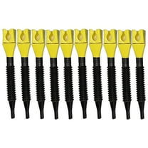 HengDidi Flexible Snap Draining Funnel Retractable Tool For Automotive Oil Gas Fluids Car Motorcycle Maintenance 10-Pack Multipurpose Funnel Set