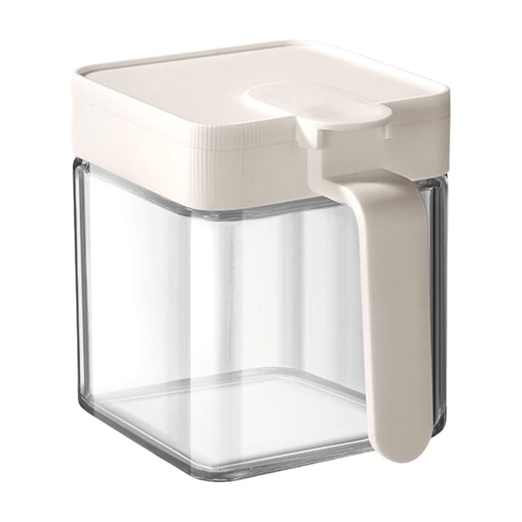 HengDidi Glass Spice Jars with Sealing Lids - Compact Kitchen and Dining Room Organizer for Dry Spices and Seasonings Easy to Clean and Carry