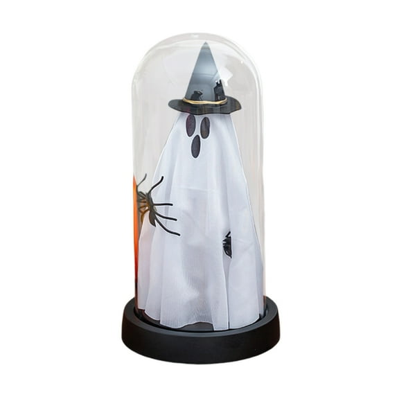 HengDidi Halloween Wizard Hat Battery Operated Night Light Ornament, Spooky Indoor Hanging Decoration for Parties, Wireless Easy Setup Mood Lighting