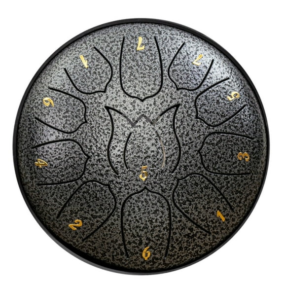 HengDidi Handpan Steel Drum with 11 Tones - Portable Meditation Instrument for Stress Relief & Focus