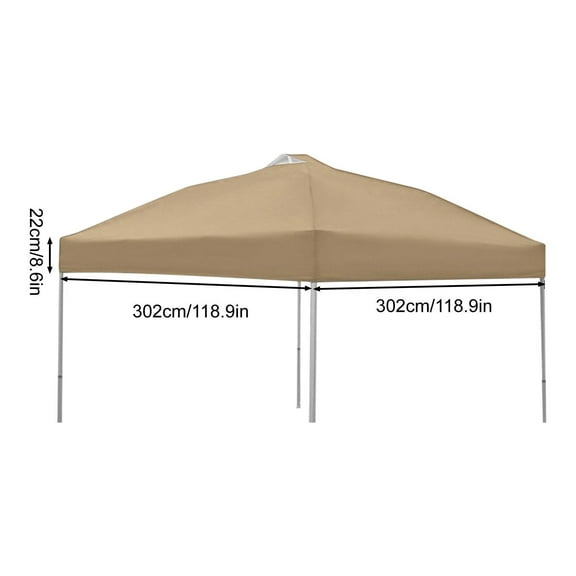 HengDidi Heavy-Duty Foldable Canopy Shelter with Enhanced Sun Protection Reinforced Frame for Outdoor Stalls Camping Picnics Large Size 300x300 Centimeters