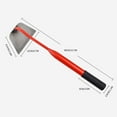 thumbnail image 1 of HengDidi Hollow Head Gardening Hand Hoe Tool, Ergonomic Weeder Soil Cultivator For Yard Planting Weed Removal Durable Farming Implement, 1 of 5