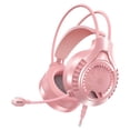 thumbnail image 1 of HengDidi LED Light-Up Wired Gaming Headset with Noise Cancelling Microphone - Dual 3.5mm and USB Connectivity for PC and Computer Use, 1 of 7