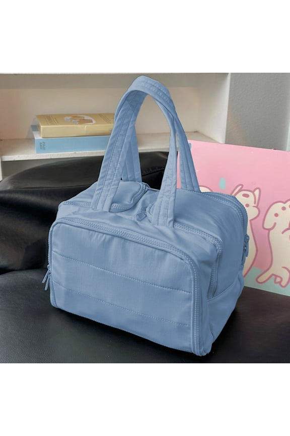 Large Capacity Cute Travel Toiletry Organizer Bag for Storage, Makeup and Personal Care - 2025 Portable Handheld Accessory Bag with Multiple Compartments