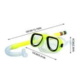 thumbnail image 1 of HengDidi Large Frame HD Swimming Goggles Breathing Tube Underwater Vision Anti-Leak Comfortable Snorkeling Equipment for Youngsters, 1 of 2