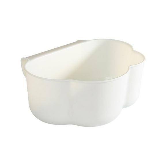 HengDidi Large Open-Top Plastic Storage Basket with Handles for Kitchen Pantry Organizer Produce Storage Compact Design Easy Access Multi-Color Home Use