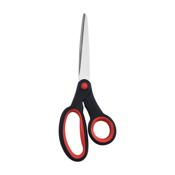 HengDidi Left Handed Scissors Stainless Steel Office and Craft Tool - Ergonomic Comfortable Grip Versatile Cutting Scissor for Papers Fabrics Home Use