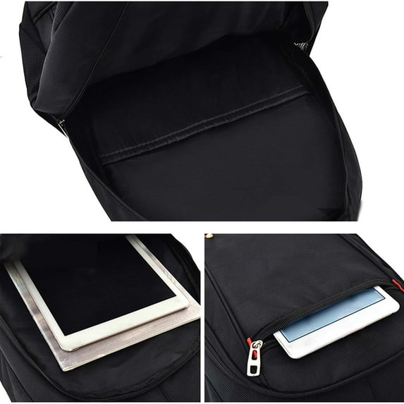 HengDidi Lightweight Durable Canvas Laptop Backpack with Multi Compartments for 15-Inch Computer, Business Commuting, Travel and Campus Use