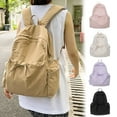 thumbnail image 1 of HengDidi Lightweight Nylon Outdoor Travel Backpack with Adjustable Drawstring & Anti-Theft Pockets - Water-Resistant Unisex Daypack for Hiking, Commuting, and Gym (29x39x14cm, 280g), 1 of 4