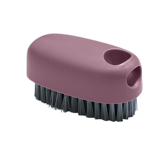 HengDidi Long Handle Non-Scratch Shoe Brush with Soft Bristles, Delicate Shoes & Laundry Cleaning Tool, Multi-Purpose Household Brush for Sneakers, Boots & Fabrics