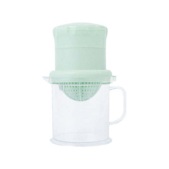 HengDidi Manual Citrus Juicer Squeezer with Pulp Separator and Measuring Scale Plastic Hand Press Tool for Lemon Orange Portable Fruit Extractor