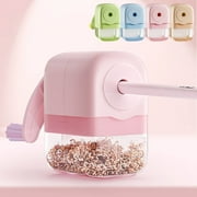 HengDidi Manual Hand-Crank Pencil Sharpener - Compact & Portable Design for Home & Office Use, Durable Construction for Effortless Sharpening