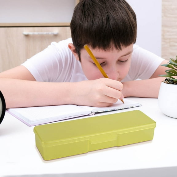 HengDidi Mini Pencil Case - Compact Portable Organizer with Snap Closure for Office, Campus, or Travel-Essentials (Solid Colors)