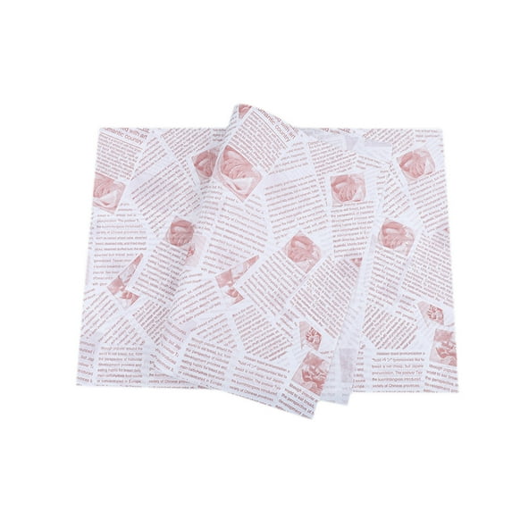 HengDidi Multicolor Oilproof Food Tray Papers (50 Sheets) - Leakproof Absorbent Mat for Baking, Fried Foods & Takeout Packaging - Kitchen Essential