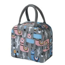 HengDidi Portable Lunch Bag Waterproof Thermal Insulated Lunch Box Bento Pouch Dinner Insulation Handbag Student Thickened Cute Lunch Bag