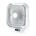 thumbnail image 1 of HengDidi Portable Rechargeable USB Desktop Fan with Three Speeds - Powerful Airflow Mini Fan for Home Office Travel Personal Cooling Solution, 1 of 6