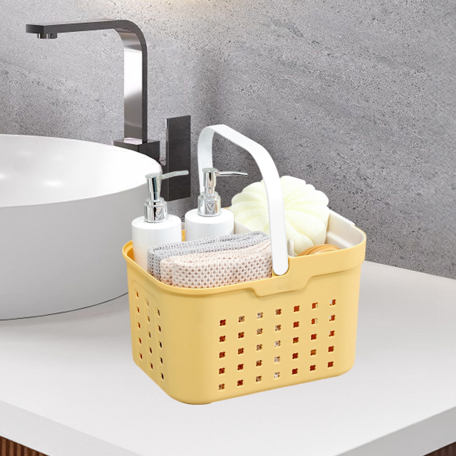 HengDidi Portable Shower Storage Basket Bathroom Caddy Organizer with ...