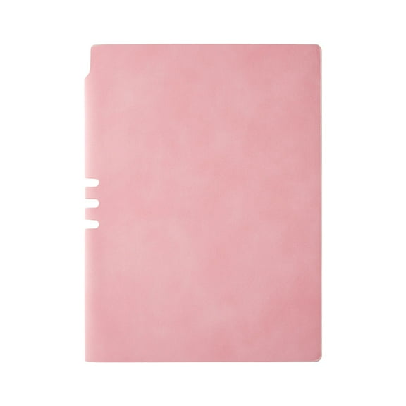 PUREKKI Professional Leatherette Writing Journal - A5 Format with Pen Loop & Tear-off Pages, 200 Sheet Work Notebook for Office Documentation