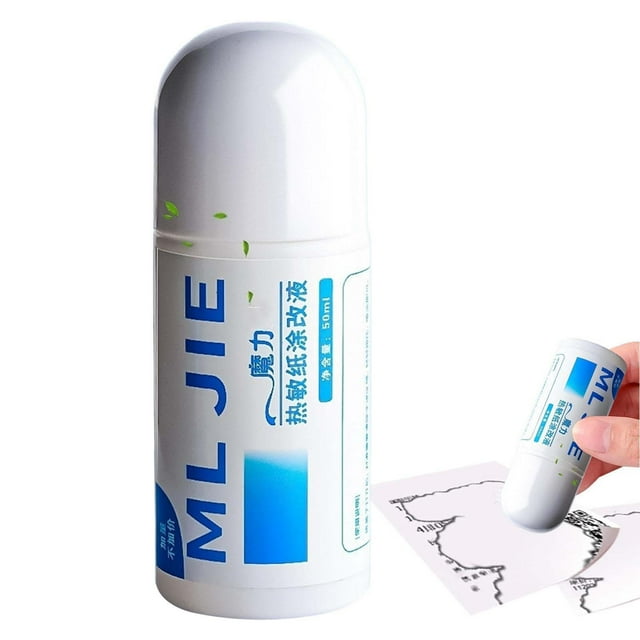 HengDidi Quick-Dry Correction Fluid 30ml - Fast Drying White-Out Liquid for Paper Documents, Office & Home Use