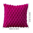 thumbnail image 1 of HengDidi Quilted Pv Velvet Pillow Covers with Hidden Zipper, Multi-Support Cushion for Sofa Lumbar Bedside office Decor, Solid Color Easy-Clean Durable Home Textile for Living Room Bedroom Home Decor, 1 of 7