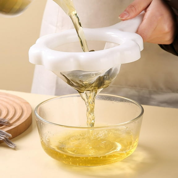 HengDidi Reusable Fine Mesh Nylon Strainer Spoon 120 Mesh for Filtering Soy Milk Coffee Yogurt Liquid Kitchen Utensil Multipurpose Sieve Tool Efficient Straining Performance