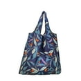 thumbnail image 1 of HengDidi Reusable Foldable Shopping Tote Bag with Hidden Compartment - Lightweight Durable Nylon Grocery Bag for Groceries, Multicolor Patterns, Large Capacity & Compact Storage (1 Piece), 1 of 9