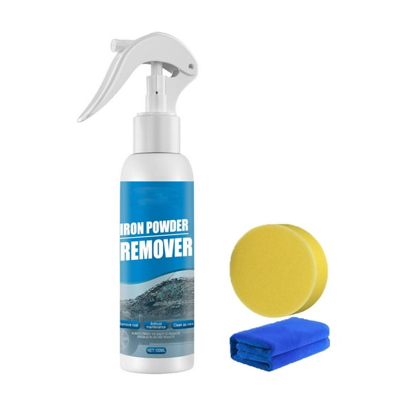 HengDidi Rust Remover Spray for Automotive and Metal Surfaces - Water-Based Formula with Protective Wax Coating to Prevent - Safe for Wheels, Tools, and DIY Projects - 100ml Bottle