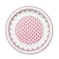 thumbnail image 1 of HengDidi Set Of 10 Thickened Eco-Friendly Round Disposable Paper Plates Size 18x18cm Resistant To Liquids And Grease For Parties Picnics Indoor Dining Easy Clean Tableware, 1 of 7