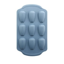 HengDidi Silicone Baking Mold with 9 Shell-Shaped Cavities Non-Stick Oven Safe Up to 230°C - Easy Release Cleaning for Cupcakes Muffins Desserts