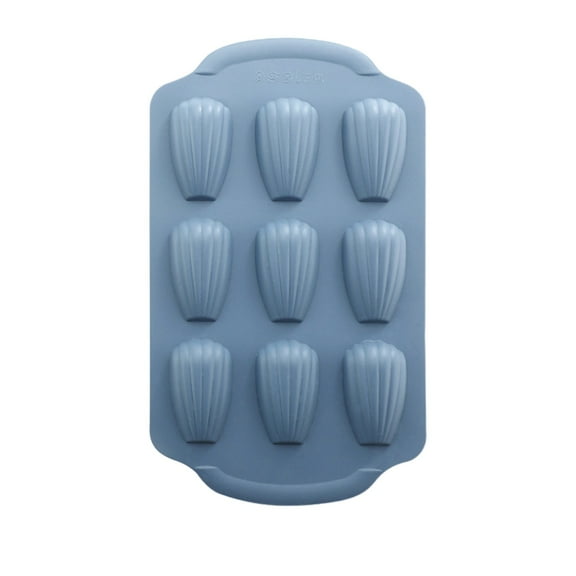 HengDidi Silicone Baking Mold with 9 Shell-Shaped Cavities Non-Stick Oven Safe Up to 230°C - Easy Release Cleaning for Cupcakes Muffins Desserts