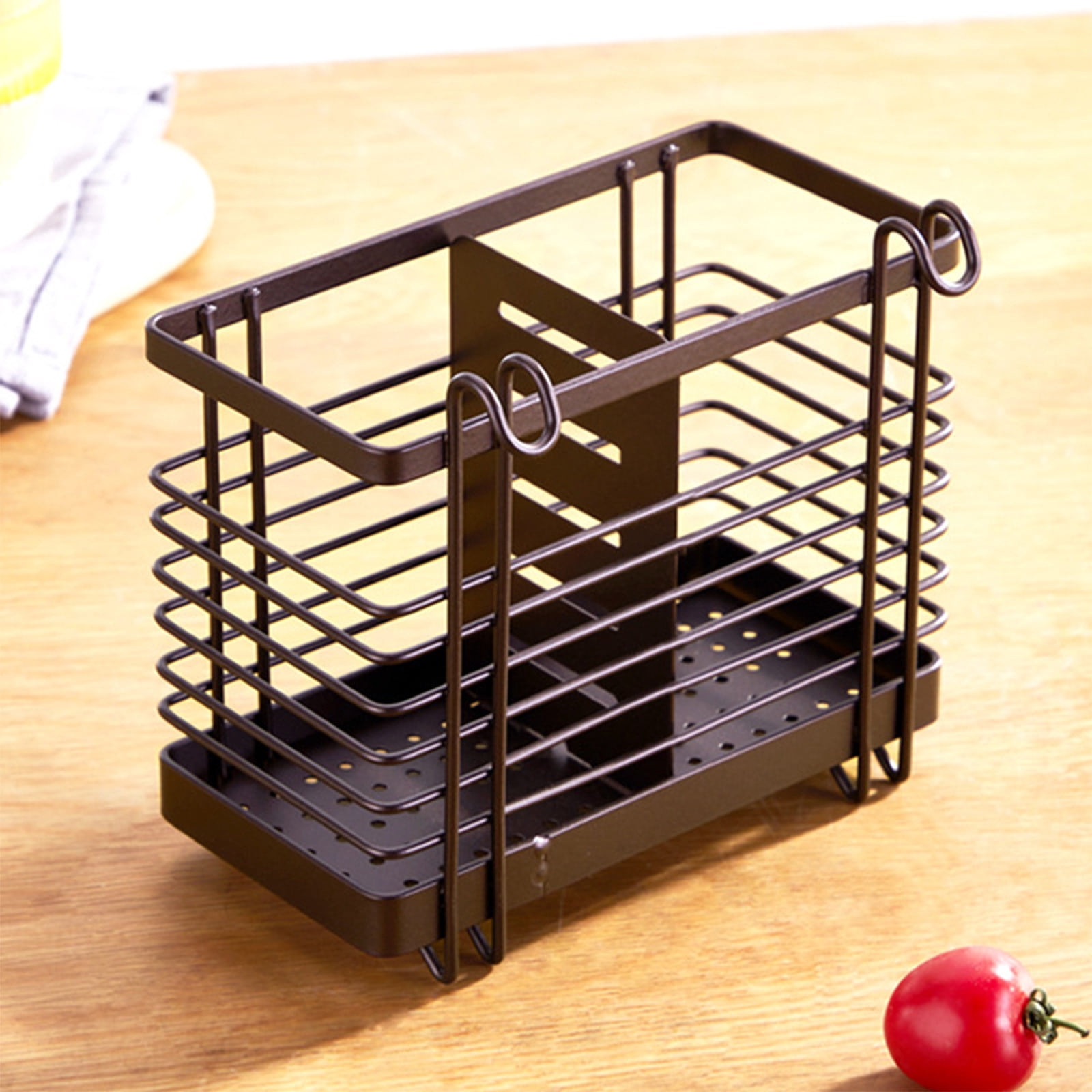 Small Kitchen Drying Rack HengDidi Small Compact Dish Drying Rack for Utensils Storage Ventilated ...