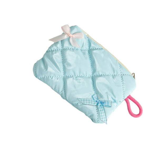 HengDidi Small Waterproof Cosmetic Bag Portable Mini Pouch with Zipper Organizer for Women Basics Coin Purse Earphone Storage Travel