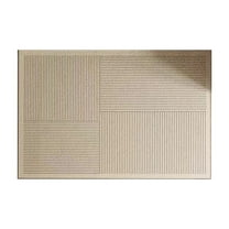 HengDidi Soft Plush Area Rug 40x60cm for Living Room Bedroom Balcony, Non-Slip Floor Mat with Thick Pile, Neutral Beige Decorative Carpet for Home Decor