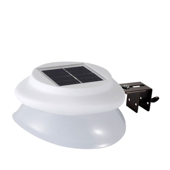 HengDidi Solar Wall Lights Outdoor Wall Sconce Fence Lighting for Patio Front Door Yard Deck Stair Led Forest Decorative Lamps, Waterproof, White