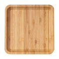 thumbnail image 1 of HengDidi Square Bamboo Appetizer Tray Eco-Friendly Wood Serving Platter Splinter-Free Surface Kitchen Counter Organizer Snack Display Multi-Sizes, 1 of 7