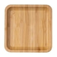 thumbnail image 1 of HengDidi Square Bamboo Appetizer Tray Eco-Friendly Wood Serving Platter Splinter-Free Surface Kitchen Counter Organizer Snack Display Multi-Sizes, 1 of 7