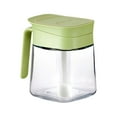 thumbnail image 1 of HengDidi Square Shape Airtight Spice Container - 10.8x8x8cm Glass Seasoning Jar with Secure Flip Lid | Herb Storage Solution for Pantry Kitchen Organization Dry Goods Dispenser, 1 of 6