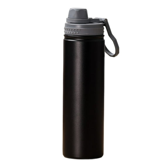 HengDidi Stainless Steel 750ml Insulated Water Bottle with Carry Loop, Direct Sip Mouth, Leakproof Lid, 5-Layer Insulation for Hot/Cold Drinks, Handle