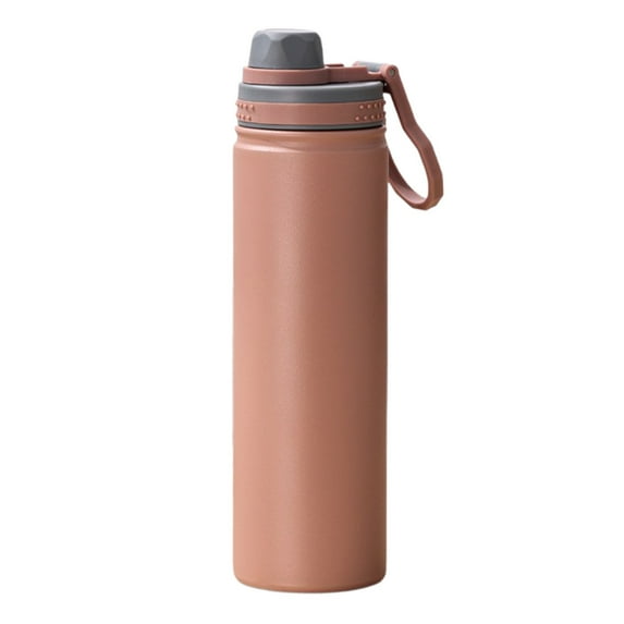 HengDidi Stainless Steel 750ml Insulated Water Bottle with Carry Loop, Direct Sip Mouth, Leakproof Lid, 5-Layer Insulation for Hot/Cold Drinks, Handle