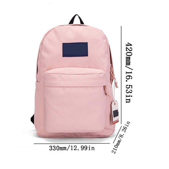 HengDidi Stylish Everyday Laptop Backpack for Outdoor Travel Daily Commute - Large Capacity Durable Polyester Bag with Zipper Closure Padded Straps Organization Size 16.53x12.99x8.26 Inches