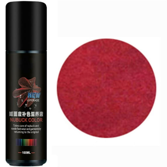 HengDidi Suede Color Restorer Liquid with Applicator Nourishing Revive Faded Shoes Boots Jackets Leather Accessories Long-Lasting Hydration Easy Spray Application